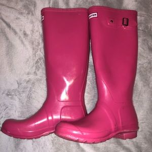 Pink Hunter Boots